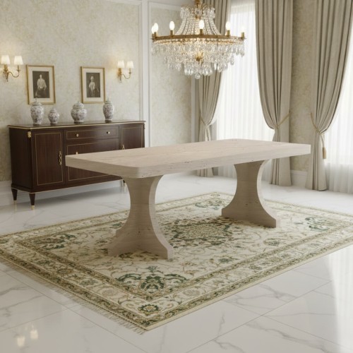 طاولة طعام من حجر الترافرتينOrion