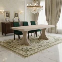 طاولة طعام من حجر الترافرتينOrion