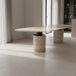 Avonn Traverten Yemek Masası