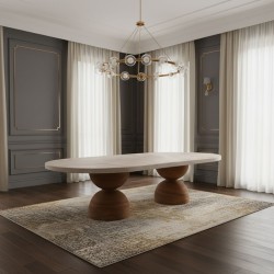 Gena Traverten Yemek Masası