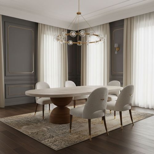 Gena Traverten Yemek Masası