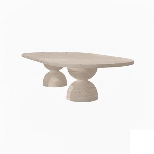 Aslii Traverten Yemek Masası