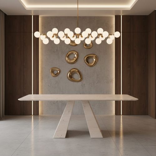 Kibto Traverten Yemek Masası