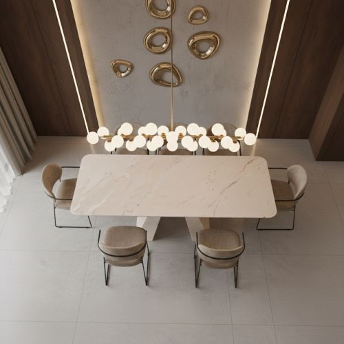 Kibto Traverten Yemek Masası