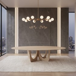 Fazıl Traverten Yemek Masası