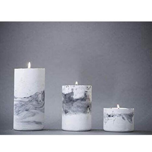 Decorative Accessories Marble Candle Holder Set Decorative Accessories