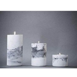 Marble Candle Holder Set Marble Candle Holder Set