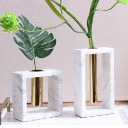 Mermer Çiçek Saksı