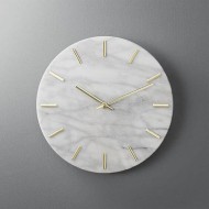 White Marble Wall Clock White Marble Wall Clock
