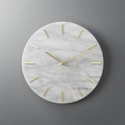 White Marble Wall Clock White Marble Wall Clock