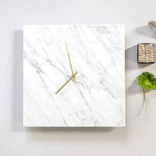 Decorative Accessories Marble Pattern Clock Decorative Accessories