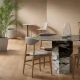 Travertine Dining Table