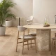 Travertine Dining Table