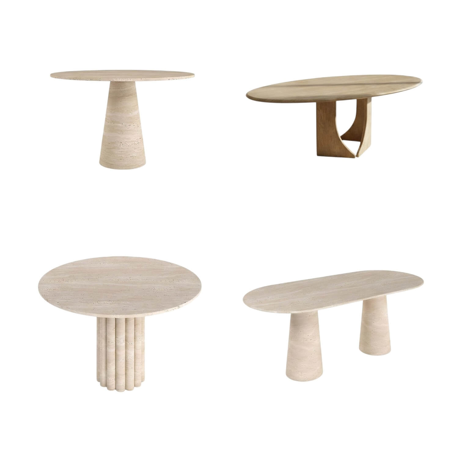 traverten masa modelleri